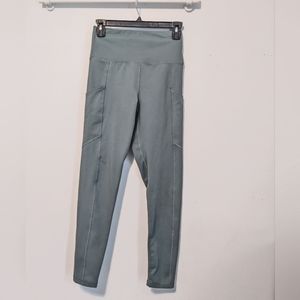 American Eagle Light Blue/Green leggings